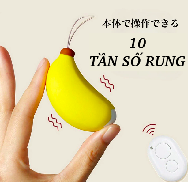 Meese Punk Banana Trứng Rung Tình Yêu Hình Trái Chuối Mini Nhỏ Gọn Điều Khiển Từ Xa